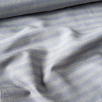 Premium Linen Stripes & Checks Fabric Lavender & Grey Blue Stripes 60 LEA Linen Fabric