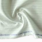 Premium Linen Stripes & Checks Fabric Light Green Stripes 60 Lea Pure Linen