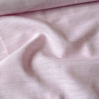 Premium Linen Stripes & Checks Fabric Light Pink & Beige Stripes 60 LEA Linen Fabric