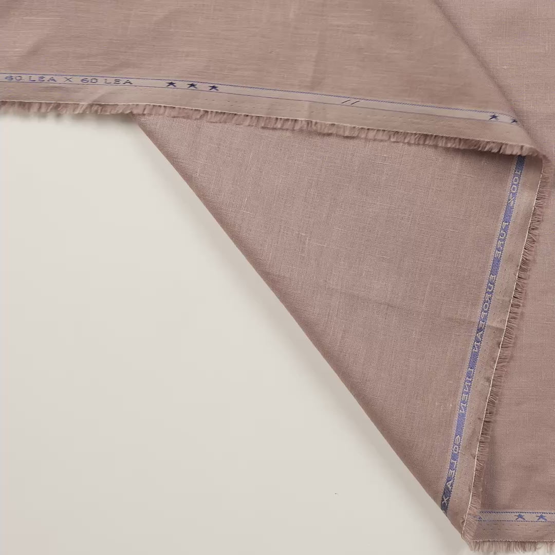 Dusty Rose 60 LEA Linen Fabric