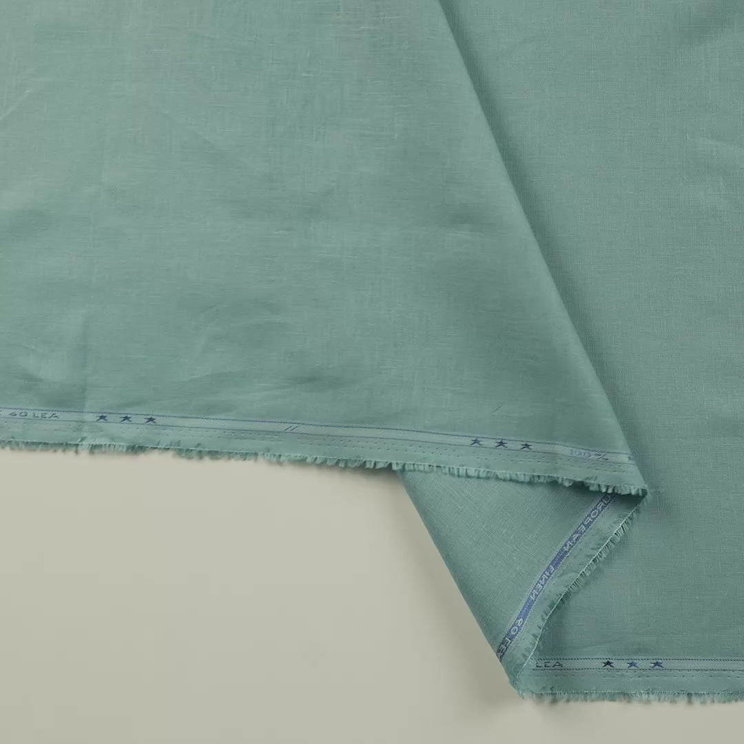 Light Sea Green 60 LEA Linen Fabric