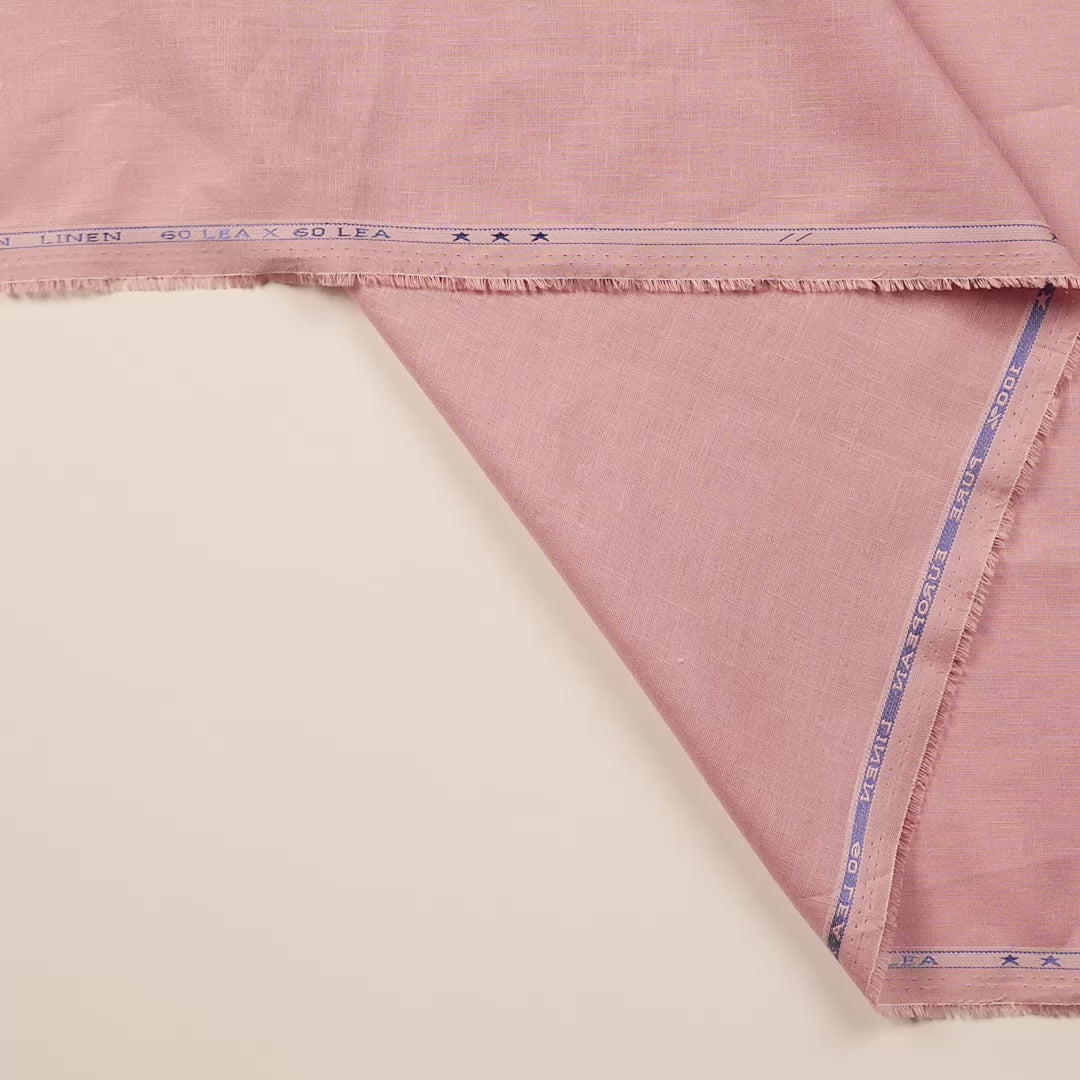 Soft Pink 60 LEA Linen Fabric