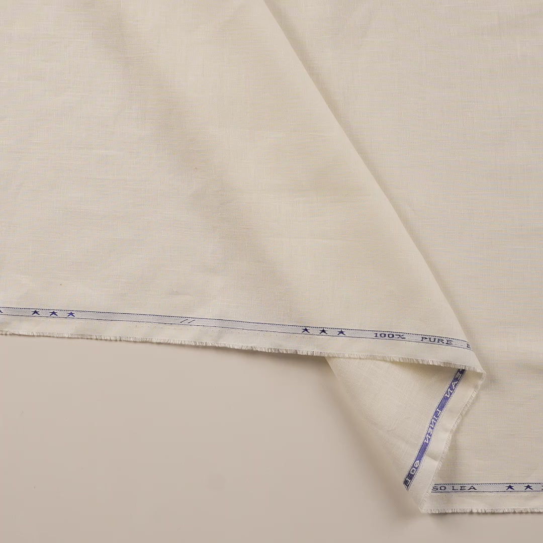 Off-White 60 LEA Linen Fabric