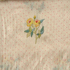 Printed Mul Chanderi Crush Fabric Fabric Light Peach Mul Chanderi Crush Fabric