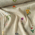 Printed Mul Chanderi Crush Fabric Fabric Sandstone Mul Chanderi Crush Fabric
