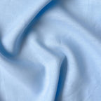 Pure Linen Pant Fabric Cut Piece Sky Blue 25 LEA Linen Cut Piece