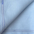 Pure Linen Pant Fabric Cut Piece Sky Blue 25 LEA Linen Cut Piece