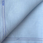 Pure Linen Pant Fabric Cut Piece Sky Blue 25 LEA Linen Cut Piece