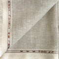 Pure Linen Pant Fabric Fabric Natural Grey Plain Premium 25 Lea Pure Linen Pant Fabric (Width 58 Inches)