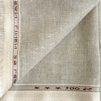 Pure Linen Pant Fabric Fabric Natural Grey Plain Premium 25 Lea Pure Linen Pant Fabric (Width 58 Inches)