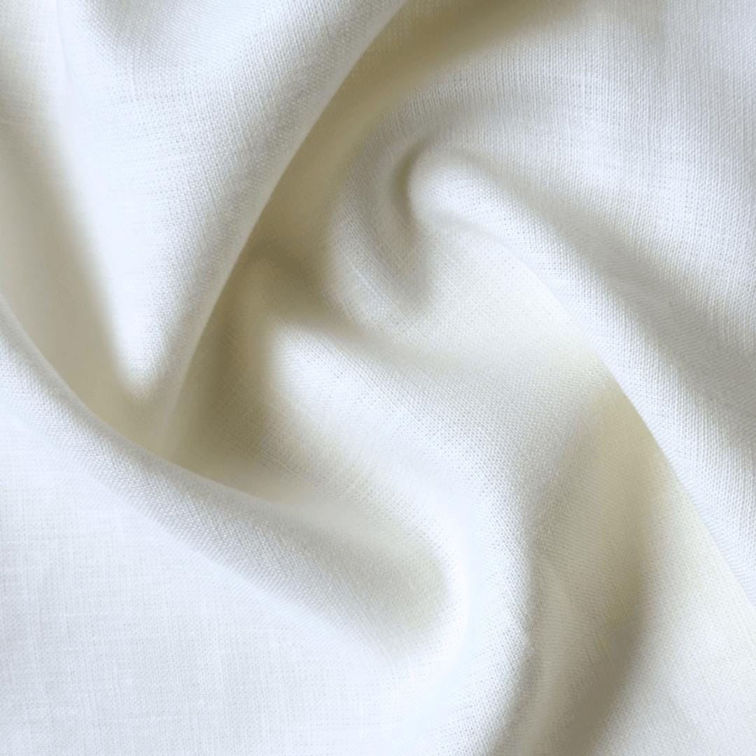 Pure Linen Pant Fabric Fabric Off-White 25 LEA Linen Fabric