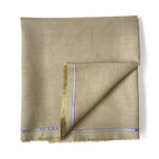 Pure Linen Pant Fabric Fabric Oxford Tan Plain Premium 25 Lea Pure Linen Pant Fabric (Width 58 Inches)