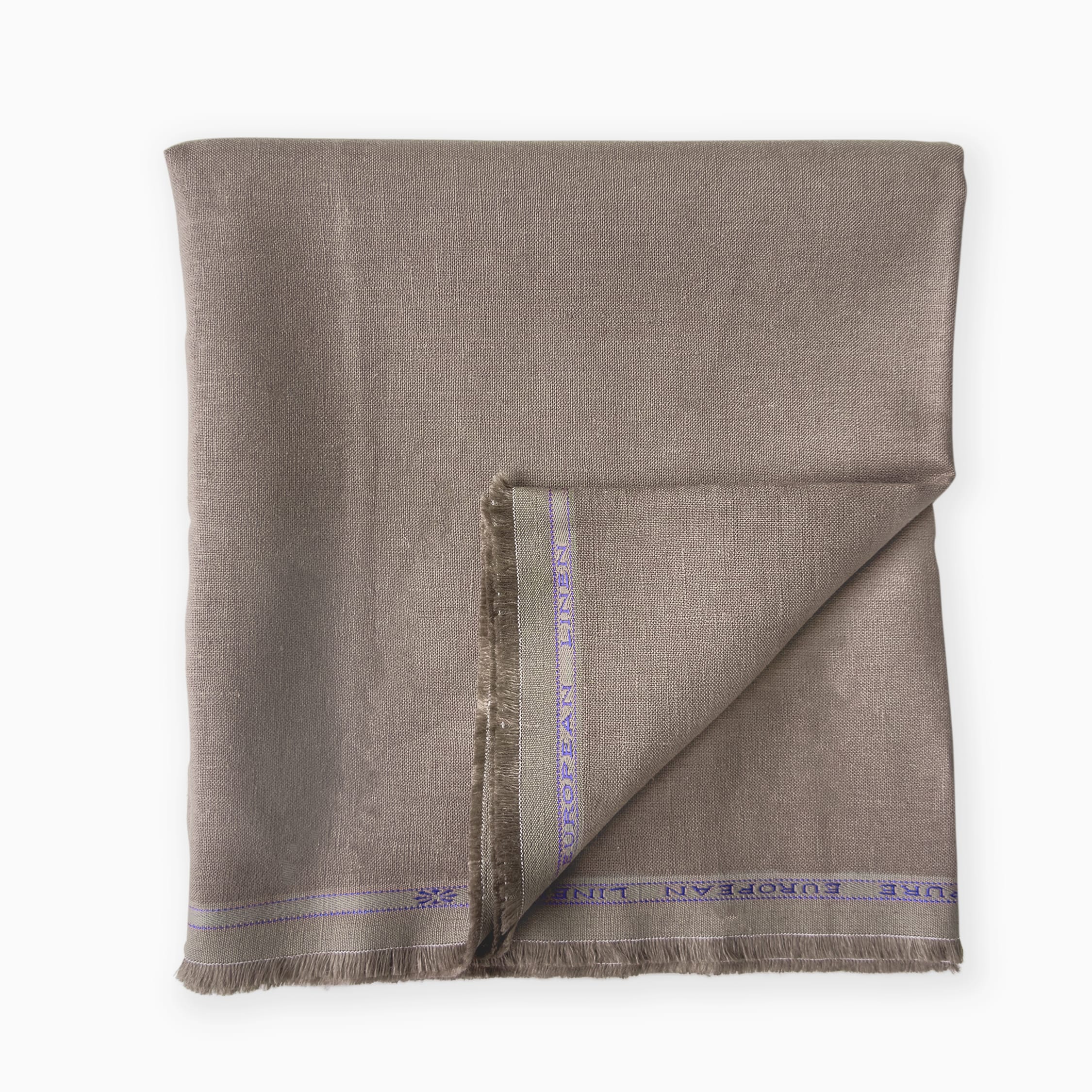 Pure Linen Pant Fabric Fabric Rose Brown 25 Lea Linen Fabric