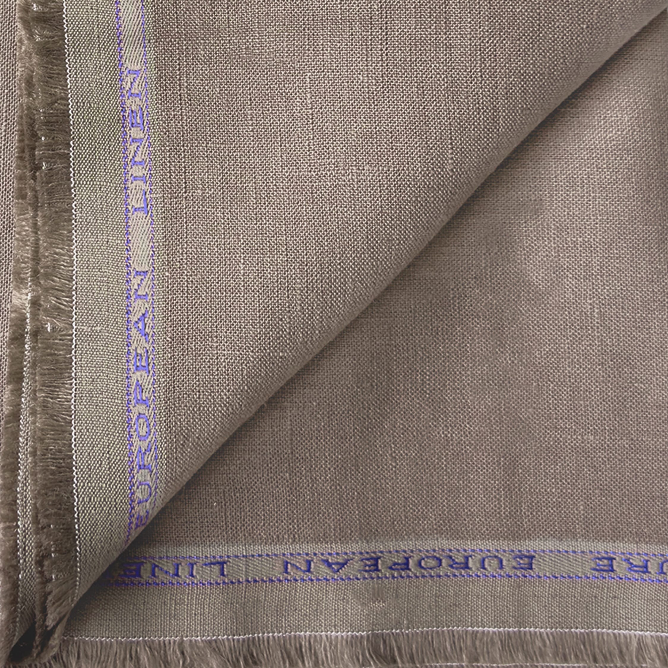 Pure Linen Pant Fabric Fabric Rose Brown 25 Lea Linen Fabric