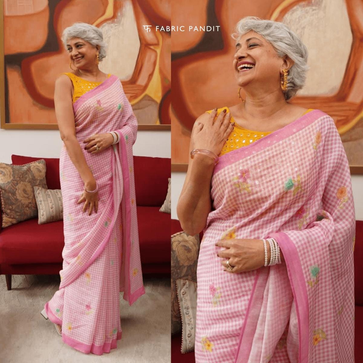 Pure Linen Saree Saree Soft Mauve Linen Saree