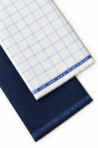 Pure Linen Shirt & Trouser Combo Shirt Pant Combo Blueprint Linen Unstitched Shirt & Pant Combo