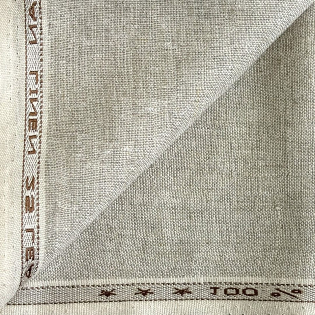 Pure Linen Shirt & Trouser Combo Shirt Pant Combo Blush Pink & Natural Grey Linen Shirt & Trouser Fabric