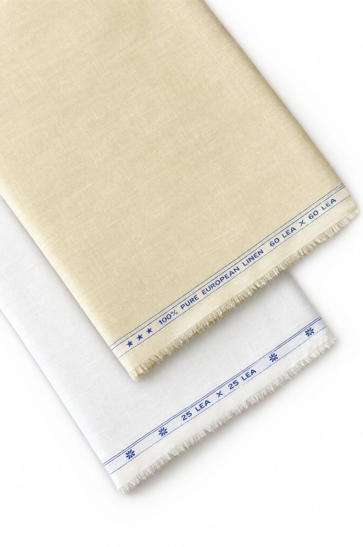 Pure Linen Shirt & Trouser Combo Shirt Pant Combo Buttermilk Linen Unstitched Shirt & Pant Combo