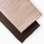 Pure Linen Shirt & Trouser Combo Shirt Pant Combo Dusty Rose & Chocolate Brown Shirt & Trouser Linen Fabric
