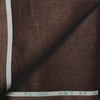 Pure Linen Shirt & Trouser Combo Shirt Pant Combo Dusty Rose & Chocolate Brown Shirt & Trouser Linen Fabric