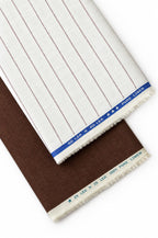 Pure Linen Shirt & Trouser Combo Shirt Pant Combo Espresso Linen Unstitched Shirt & Pant Combo