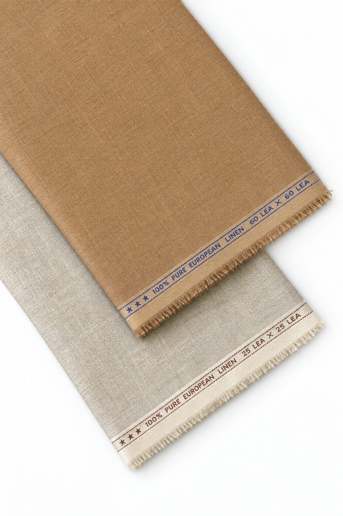 Pure Linen Shirt & Trouser Combo Shirt Pant Combo Espresso & Oats Linen Unstitched Shirt & Pant Combo