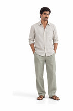 Pure Linen Shirt & Trouser Combo Shirt Pant Combo Fresh Air Linen Unstitched Shirt & Pant Combo