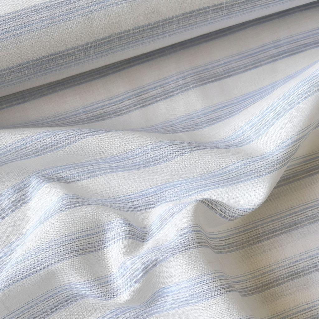 Pure Linen Shirt & Trouser Combo Shirt Pant Combo Natural White & Dark Blue Linen Shirt & Trouser Fabric