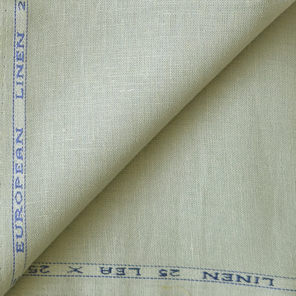 Pure Linen Shirt & Trouser Combo Shirt Pant Combo Natural White & Stone Grey Linen Shirt & Trouser Fabric
