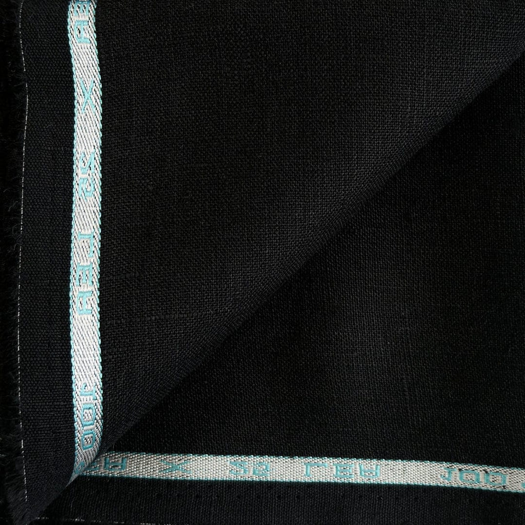 Pure Linen Shirt & Trouser Combo Shirt Pant Combo Powder Grey & Jade Black Linen Shirt & Trouser Fabric