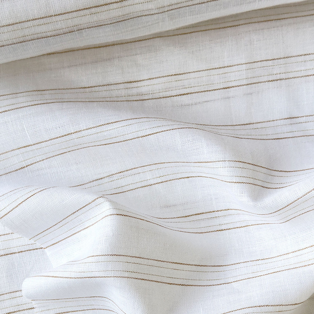 Pure Linen Shirt & Trouser Combo Shirt Pant Combo Pure White & Chocolate Brown Linen Shirt & Trouser Fabric