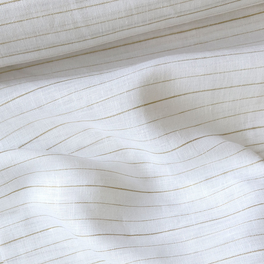 Pure Linen Shirt & Trouser Combo Shirt Pant Combo Pure White & Earthy Brown Linen Shirt & Trouser Fabric
