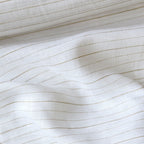 Pure Linen Shirt & Trouser Combo Shirt Pant Combo Pure White & Earthy Brown Linen Shirt & Trouser Fabric