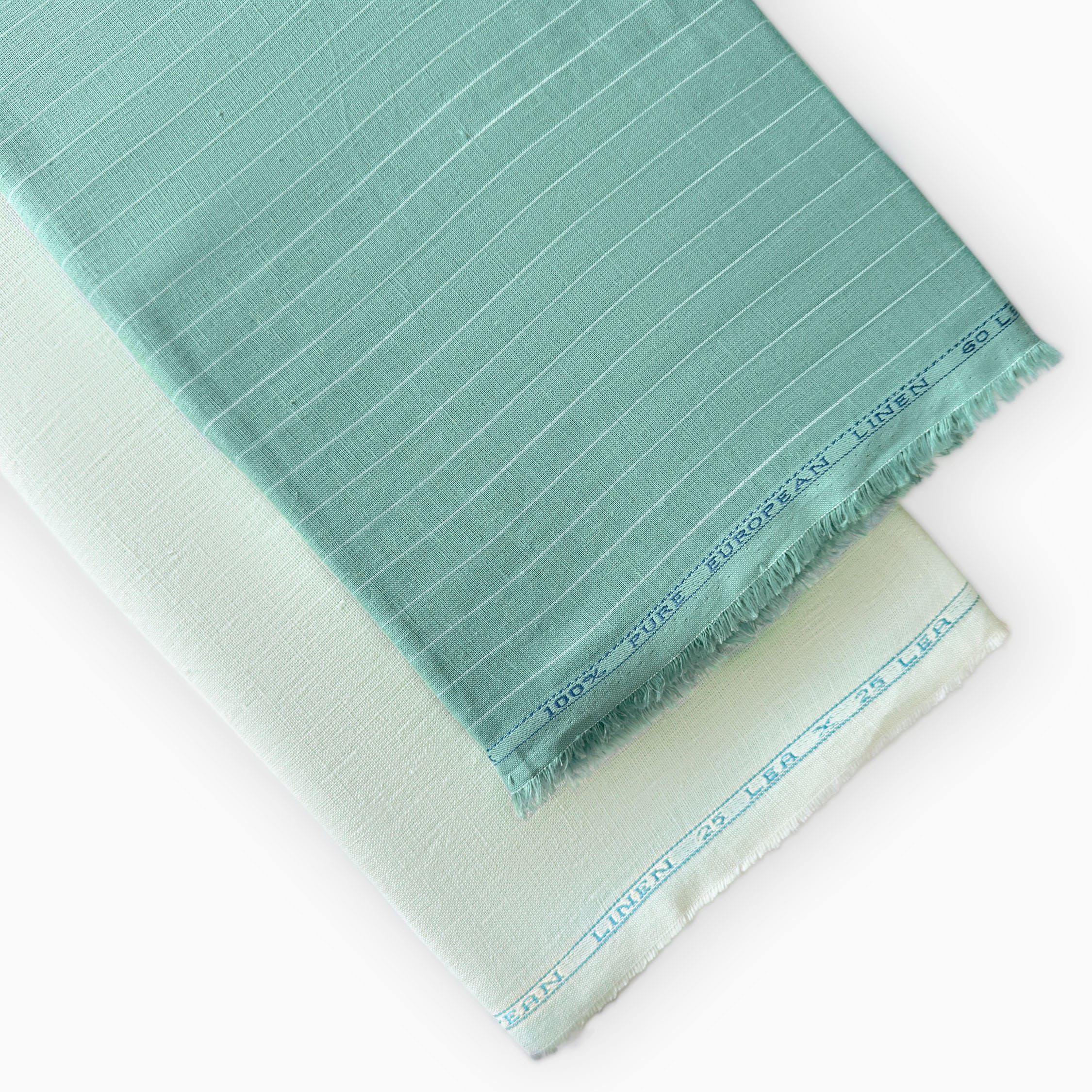 Pure Linen Shirt & Trouser Combo Shirt Pant Combo Sea Green & Ash Grey Linen Shirt & Trouser Fabric
