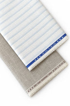 Pure Linen Shirt & Trouser Combo Shirt Pant Combo Sea & Sand Linen Unstitched Shirt & Pant Combo