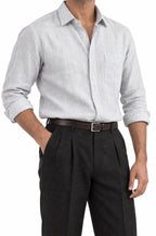 Pure Linen Shirt & Trouser Combo Shirt Pant Combo The Gentleman Linen Unstitched Shirt & Pant Combo