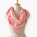 Scarves Dupatta Bright Pink Chanderi Scarf