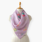 Scarves Dupatta Lilac & Pink Chanderi Scarf