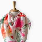 Scarves Dupatta Off-White Mul Chanderi Scarf