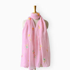 Scarves Dupatta Soft Mauve Linen Stole