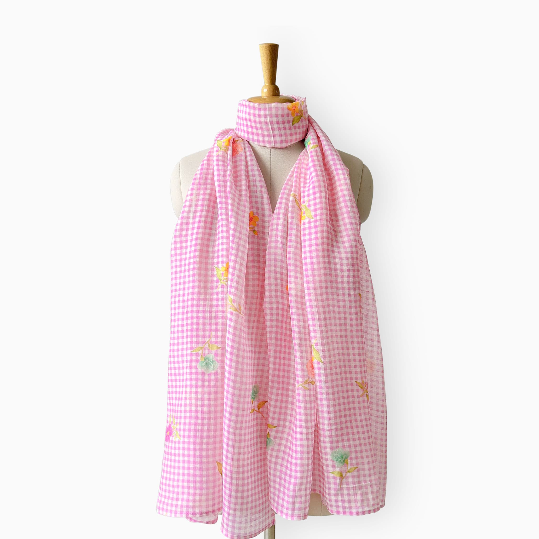 Scarves Dupatta Soft Mauve Linen Stole