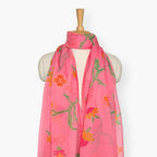 Scarves Dupatta Soft Pink Organza Dupatta