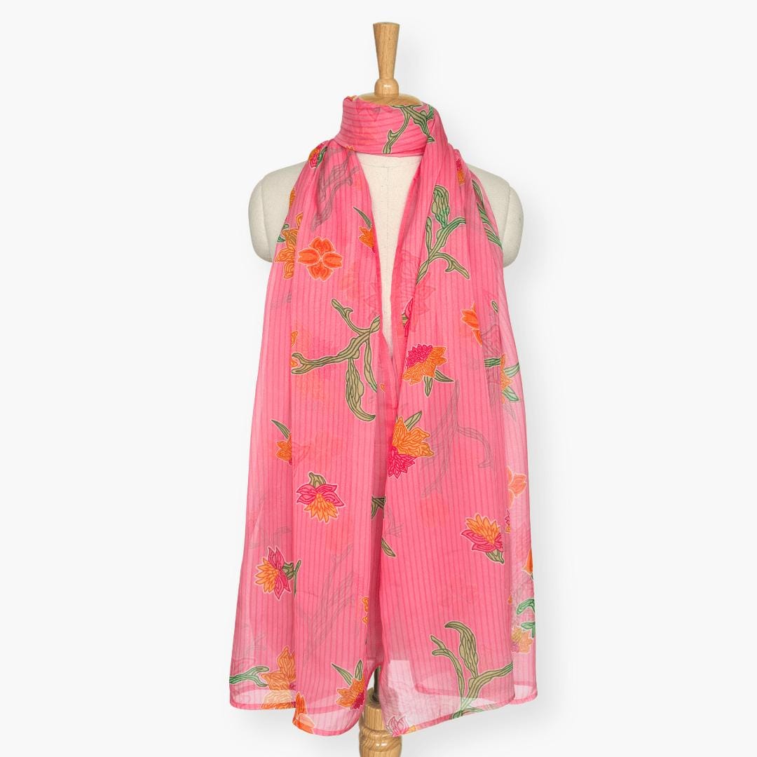 Scarves Dupatta Soft Pink Organza Dupatta