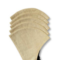 Single Colour Combo Masks Mask Khaki Cotton Linen Masks