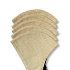 Single Colour Combo Masks Mask Khaki Cotton Linen Masks