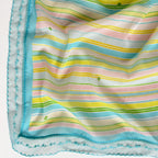 Sunlit Threads Suit Set Unstitched Suit Baby Blue & Pink Mul Chanderi Suit Set