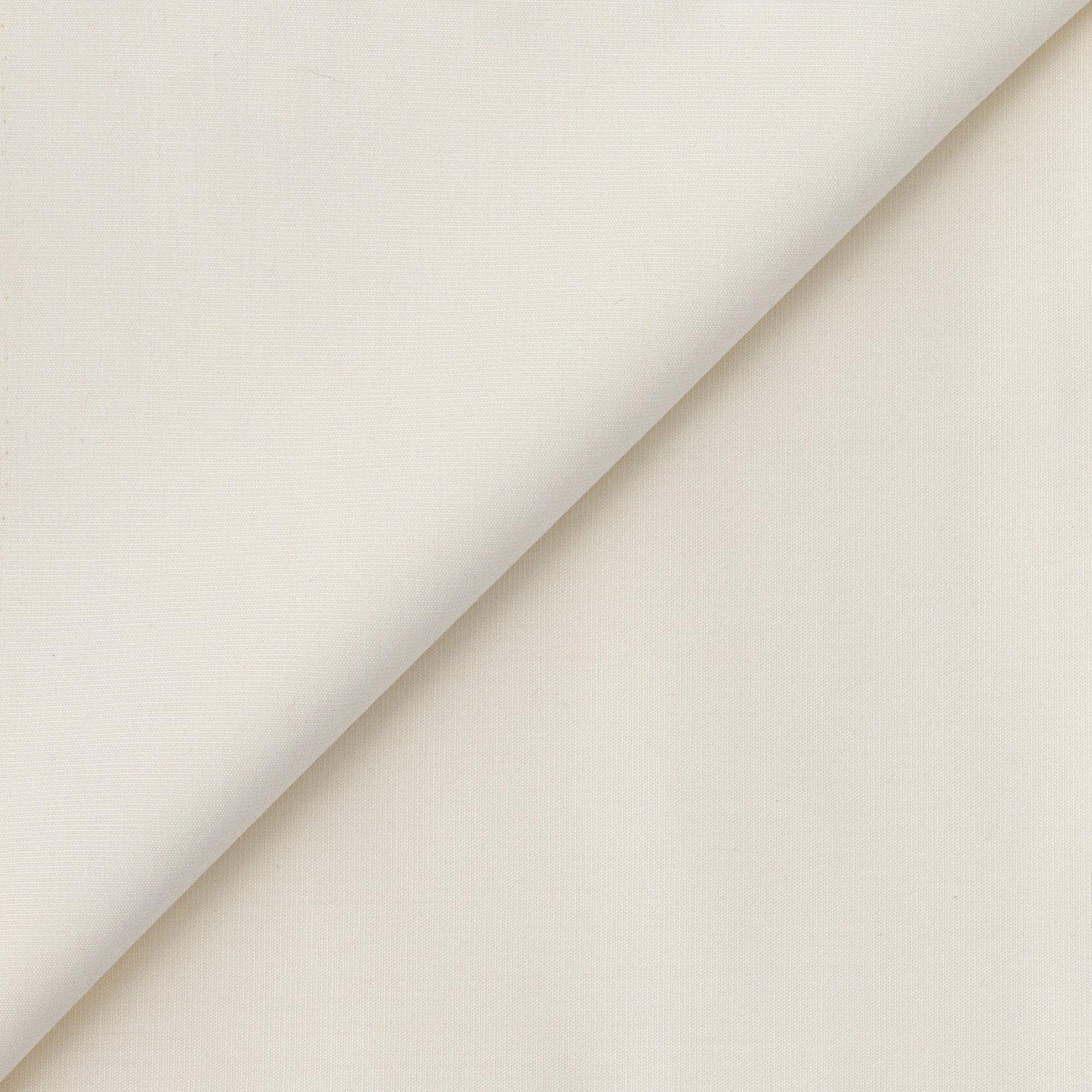 Textured Cotton Shirting Fabric Cut Piece (CUT PIECE) Men's Off-White Textured Cotton Fabric (Width 58 inch)