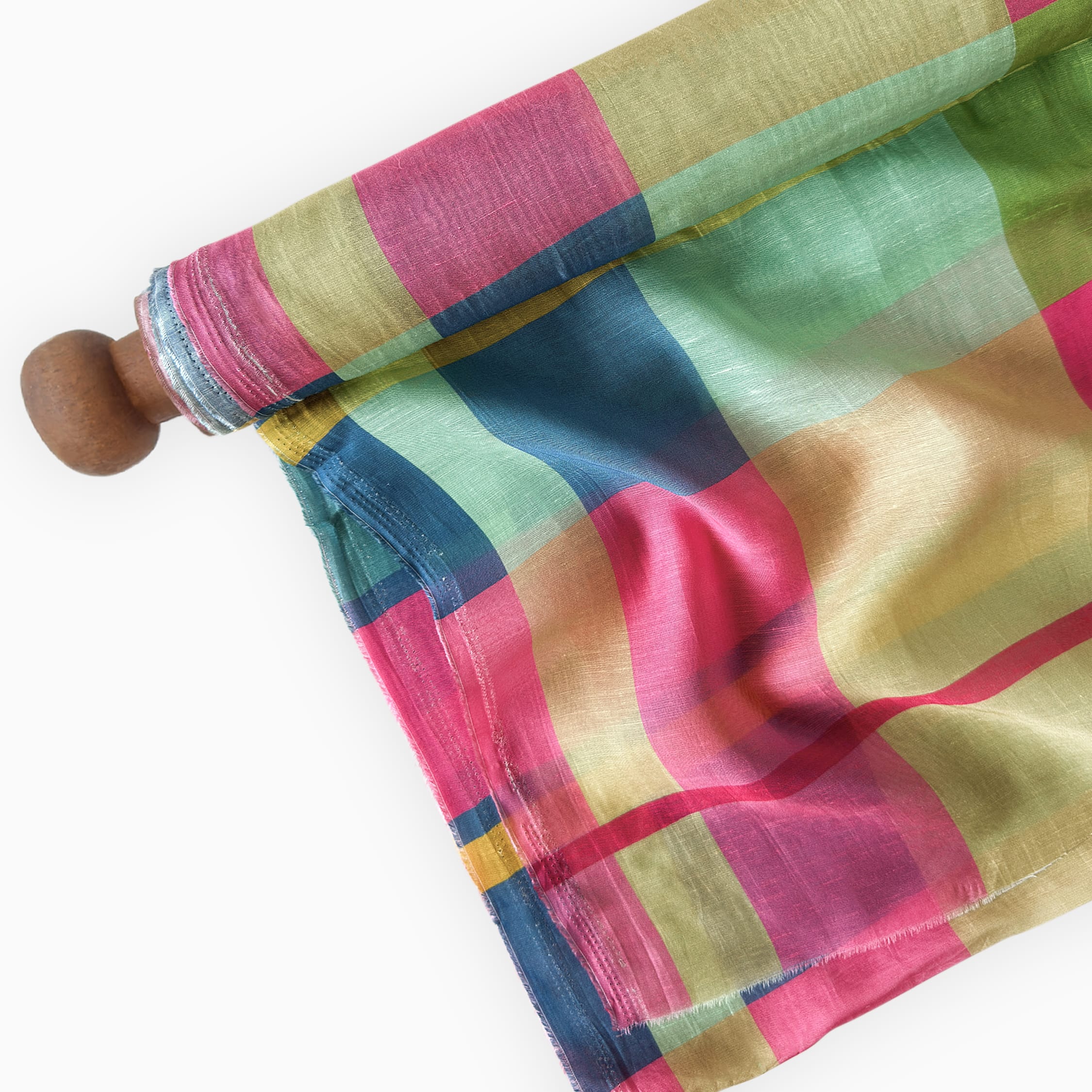 The Linen Story Fabric fabric Lime Green Linen Fabric