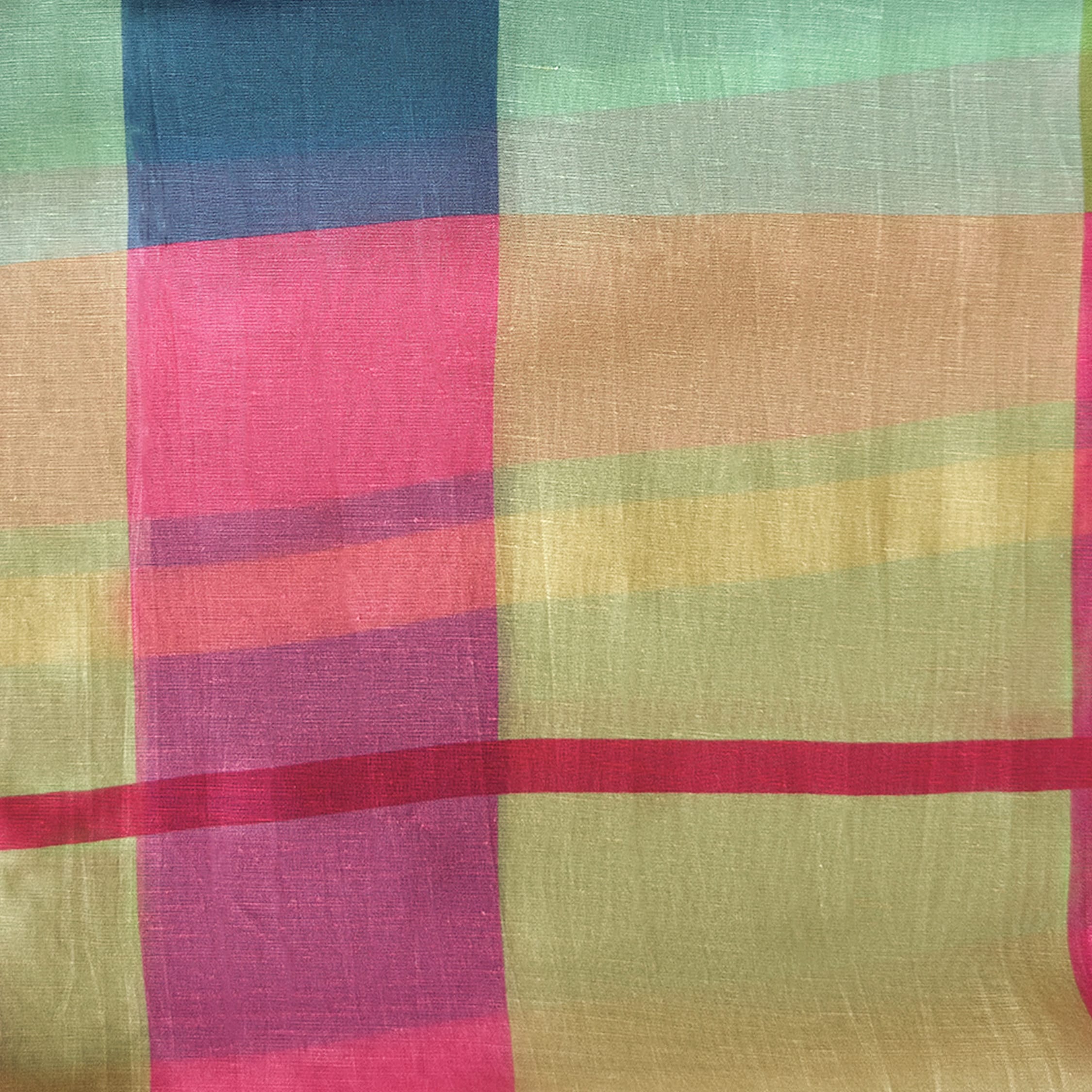 The Linen Story Fabric fabric Lime Green Linen Fabric