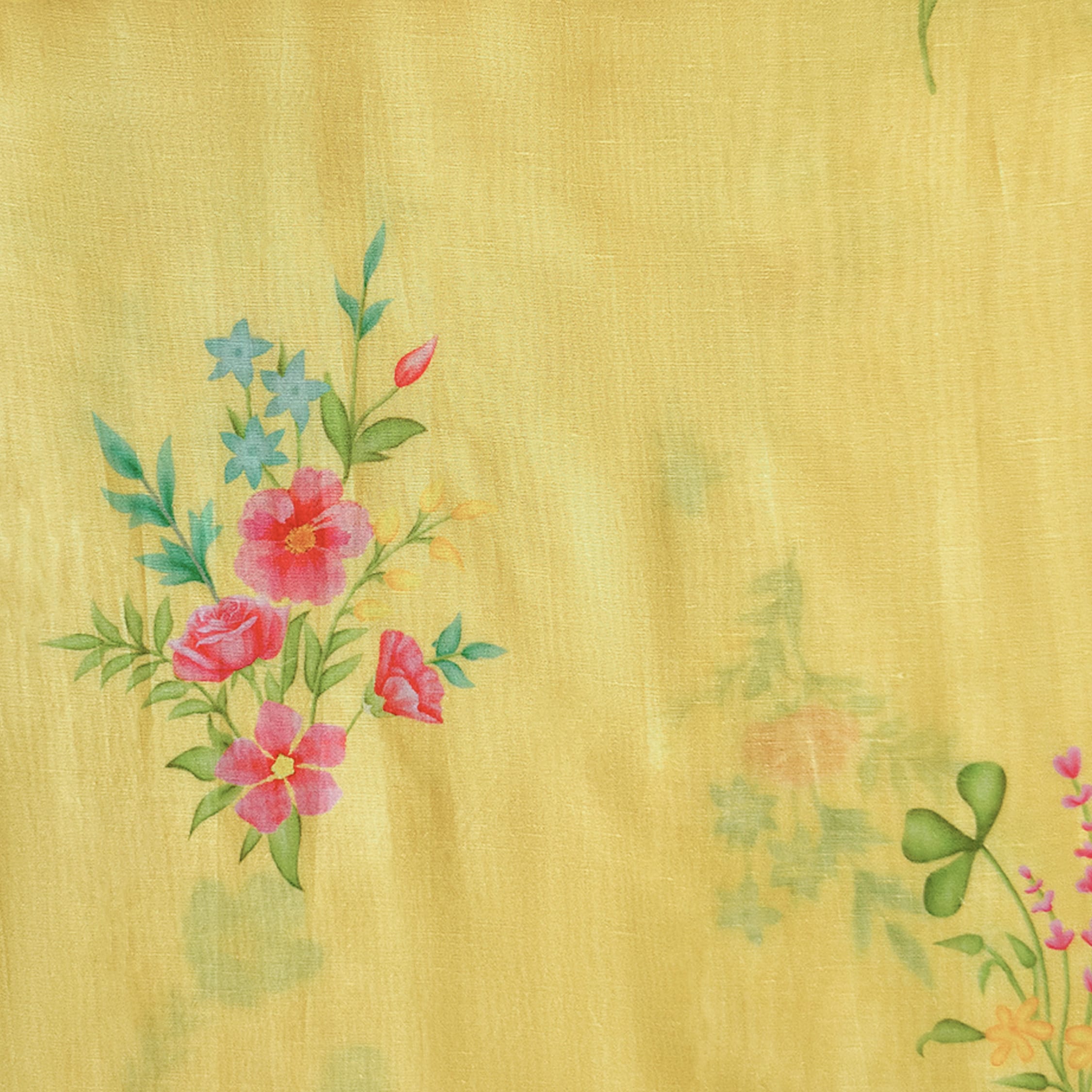 The Linen Story Fabric fabric Soft Yellow Linen Fabric